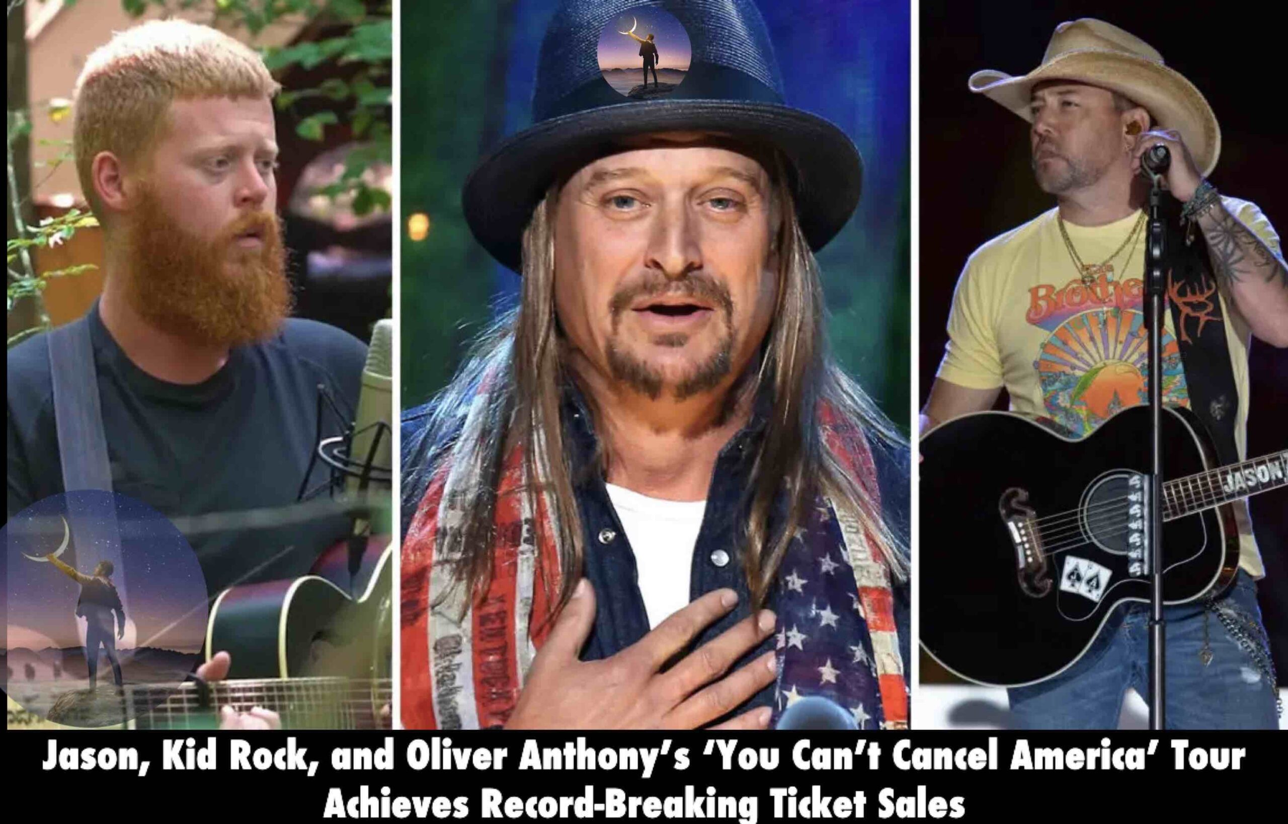 Jason, Kid Rock, and Oliver Anthony’s ‘You Can’t Cancel America’ Tour Achieves Record-Breaking Ticket Sales