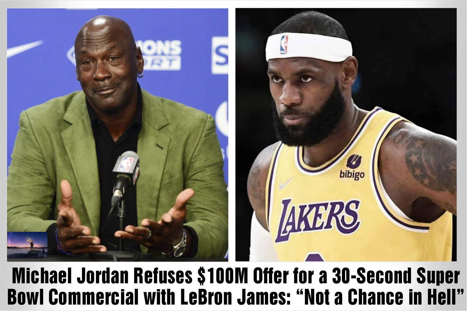 Michael Jordan Refuses $100M for a 30-Second Super Bowl Spot With Lebron James: “Not On Your