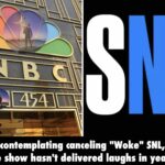 NBC is contemplating canceling “Woke” SNL, citing, “The show hasn’t delivered laughs in years.”