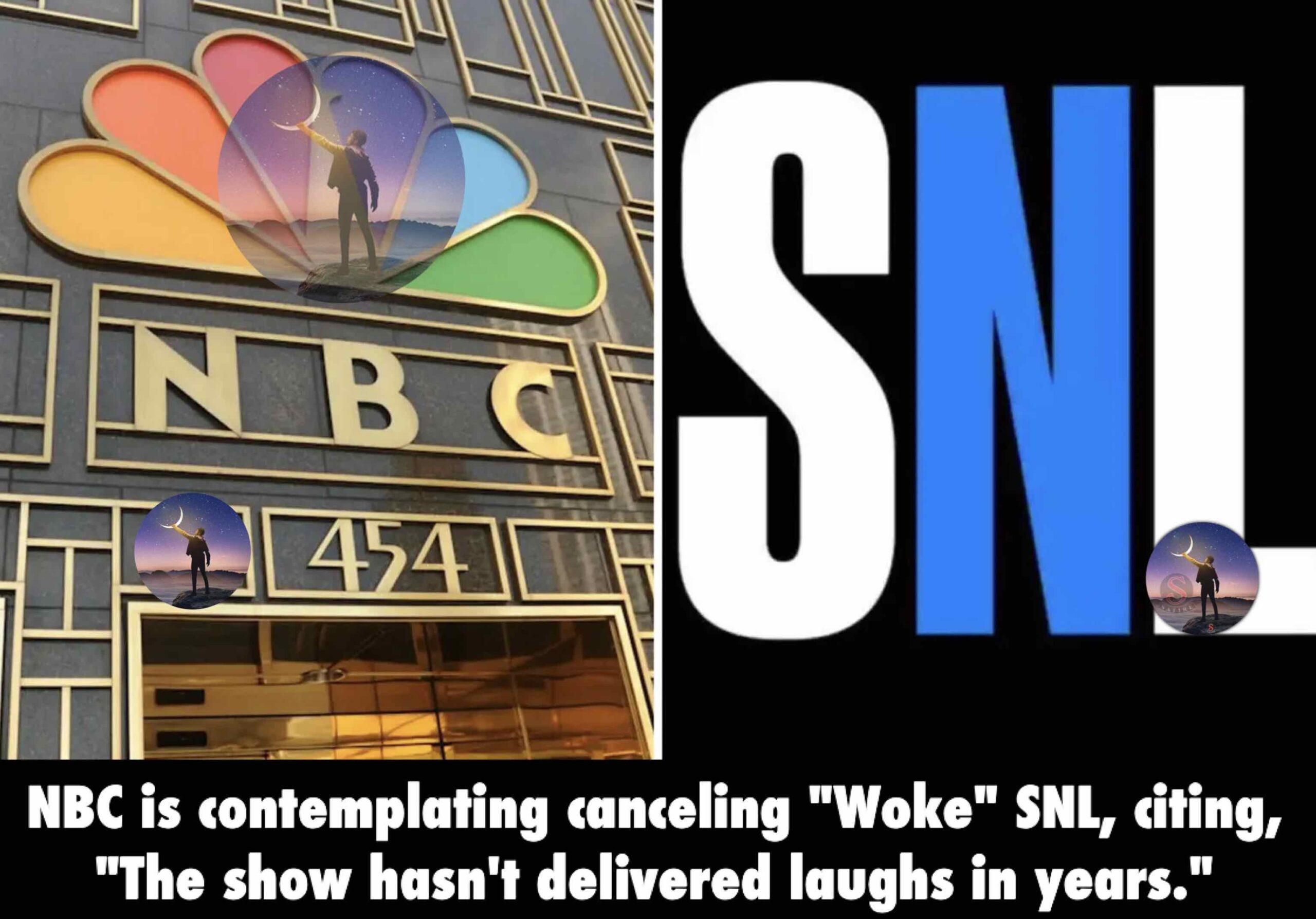 NBC is contemplating canceling “Woke” SNL, citing, “The show hasn’t delivered laughs in years.”
