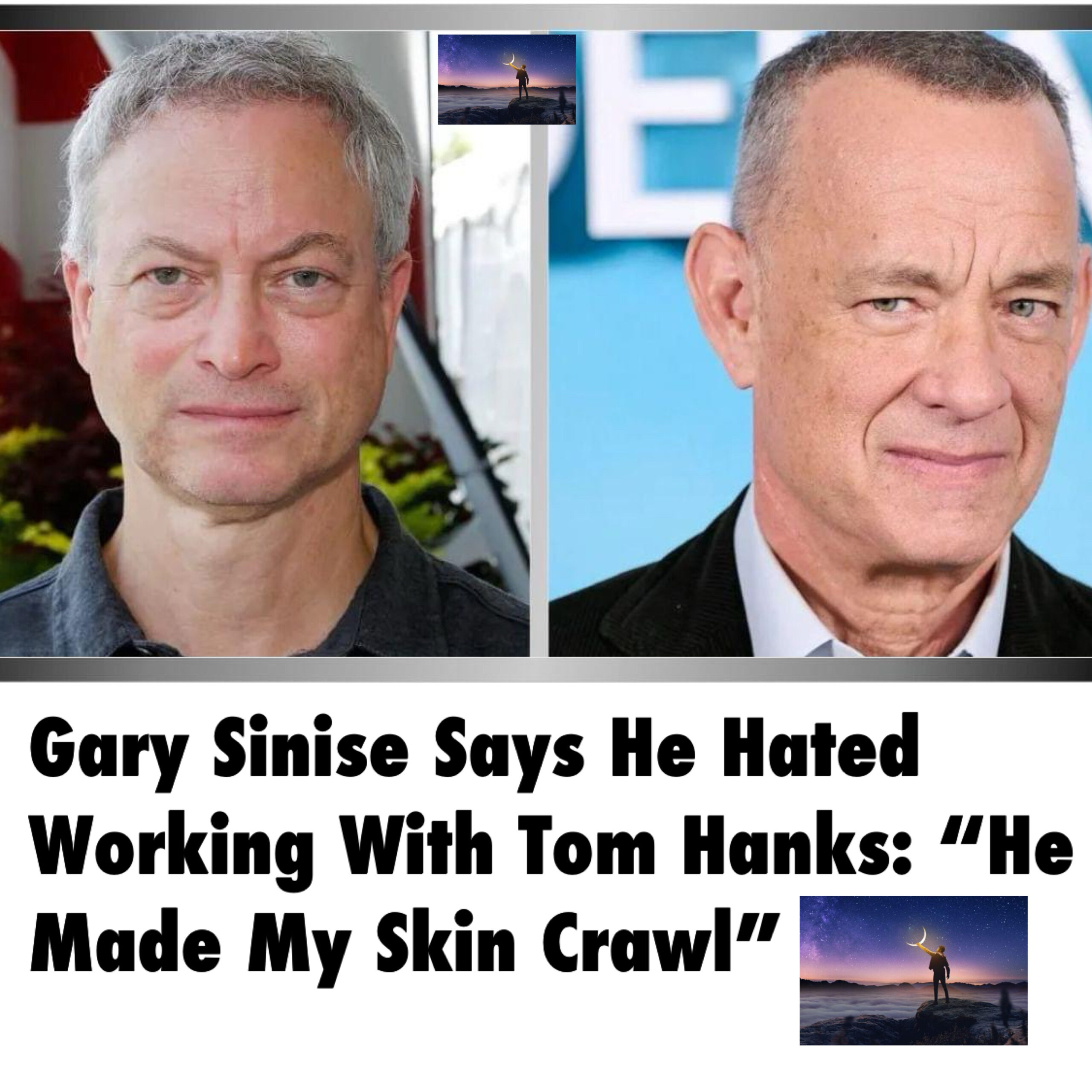 Gary Sinise Says He Hated Working With Tom Hanks: “He Made My Skin Crawl”