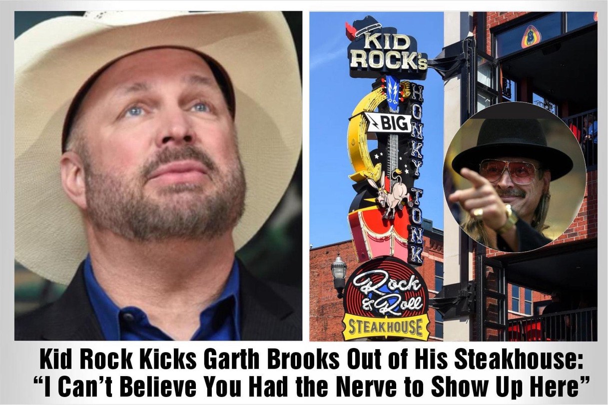 Kid Rock Politely Asks Garth Brooks to Leave His Nashville Honky Tonk: “This Bar is For A-Holes”