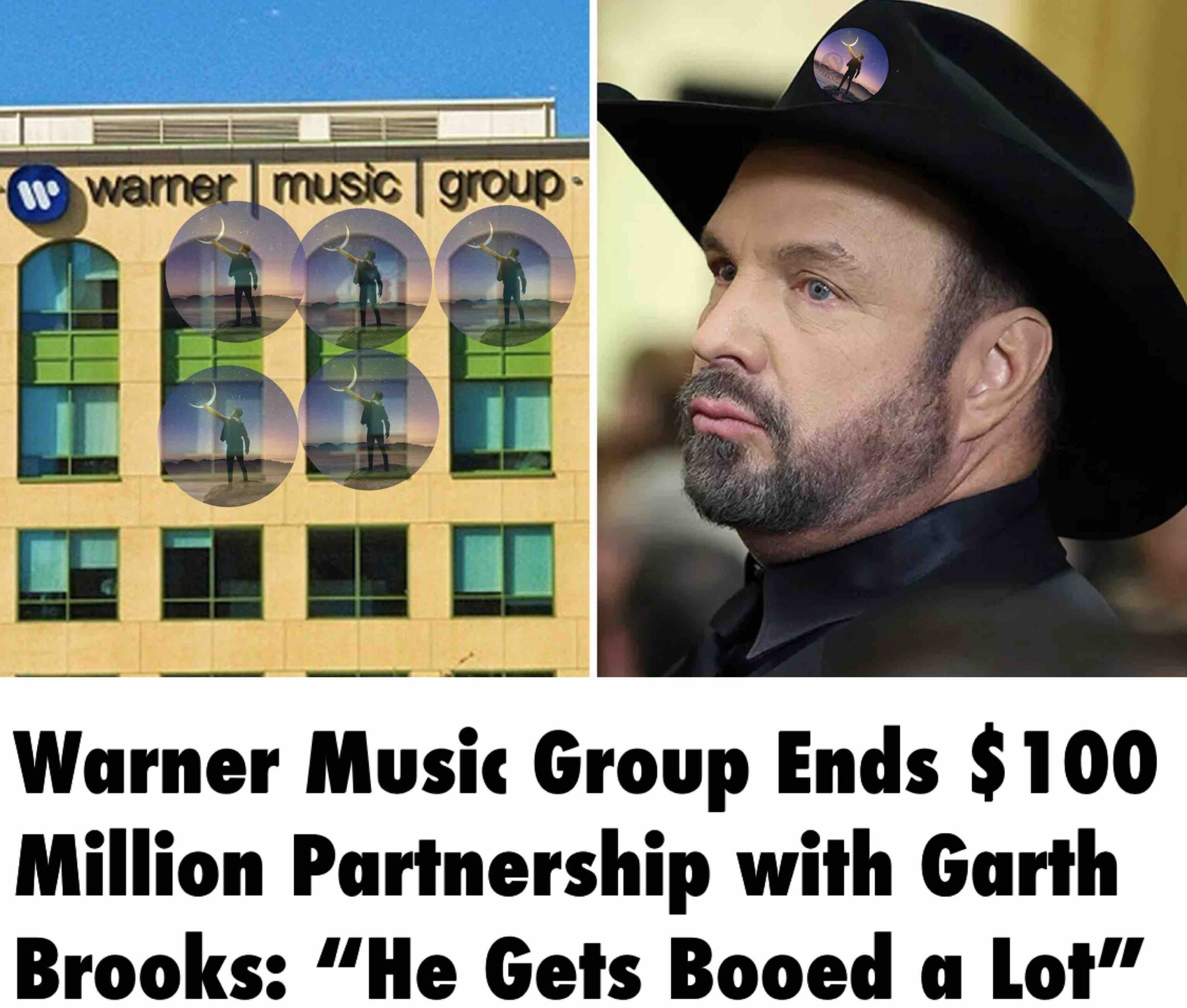 Warner Music Group Ends $100 Million Partnership with Garth Brooks: “He Gets Booed a Lot”