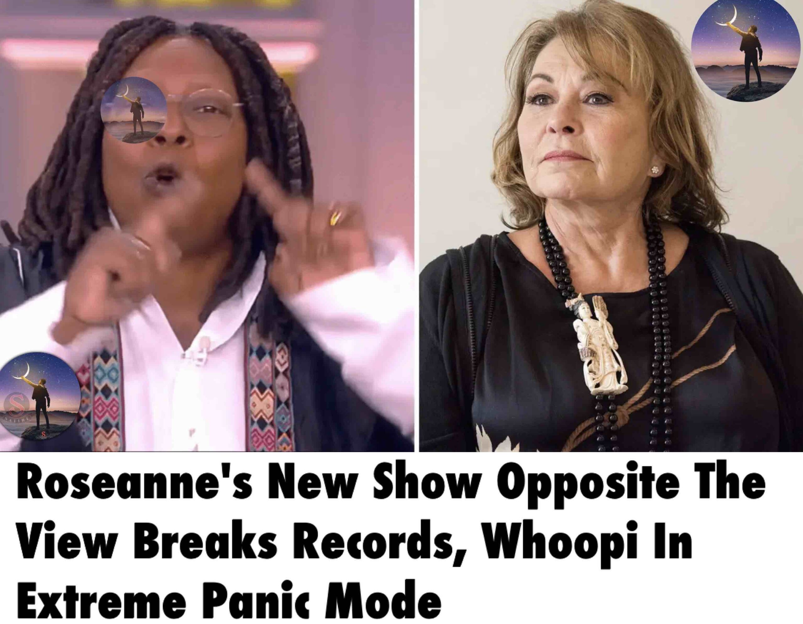 Just in: Whoopi Panics Amidst Record-Breaking Success of Roseanne’s New Show