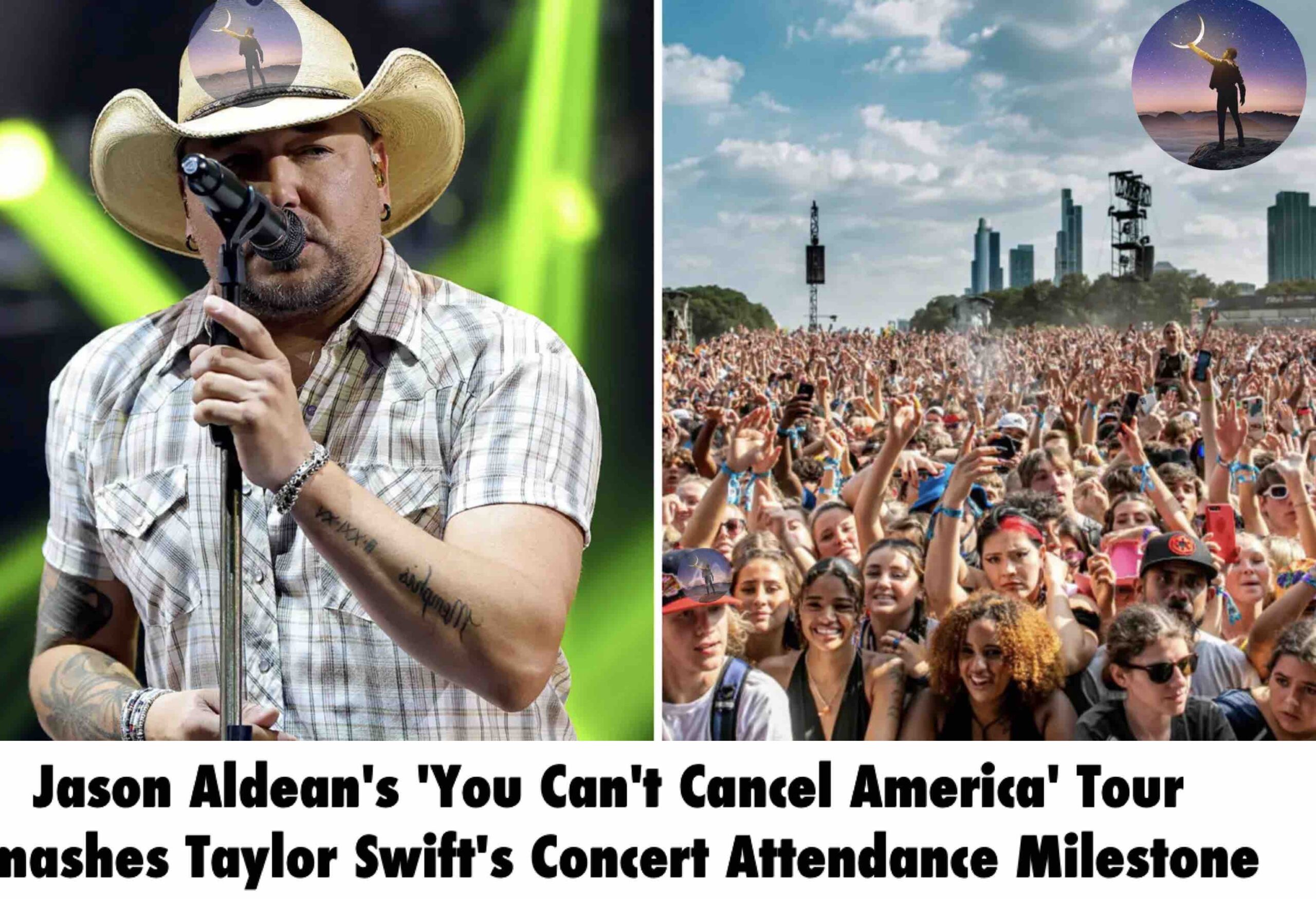 Breaking: Jason Aldean’s ‘You Can’t Cancel America’ Tour Shatters Taylor Swift’s Concert Attendance Record