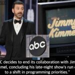 “ABC decides to end its collaboration with Jimmy Kimmel, concluding his late-night show’s run due to a shift in programming priorities.”