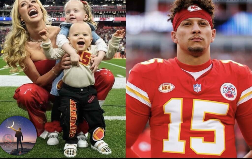Brittany Mahomes looks stunning as she shares adorable photos of her children cheering on her husband, Chiefs quarterback Patrick Mahomes, at the Super Bowl.