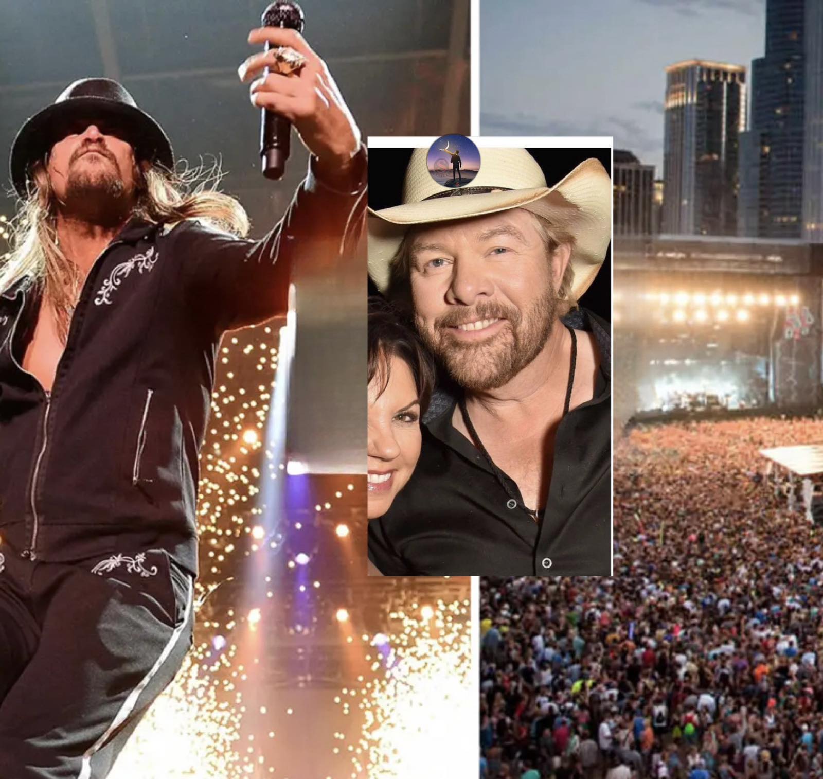 “Kid Rock’s tribute to Toby Keith establishes a new record, attracting a larger crowd than Taylor Swift’s most significant performance.”