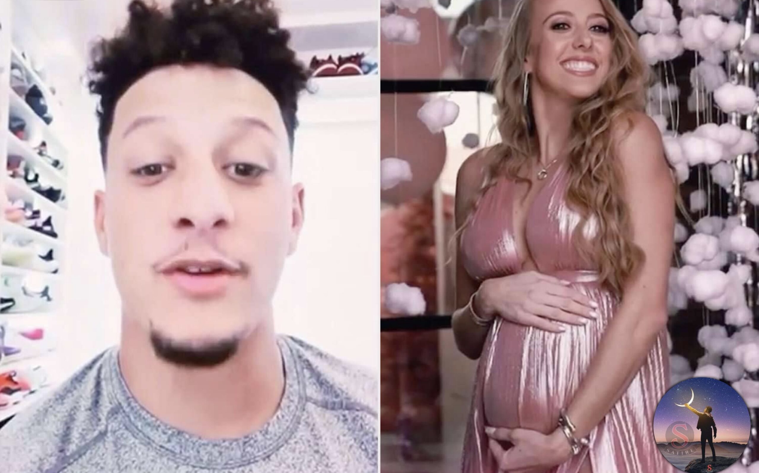 Patrick Mahomes, overwhelmed, announced that his wife Brittany Matthews is pregnant with their third child, saying, “God did it!”